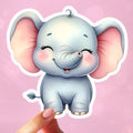 Cute Baby Elephant Sticker